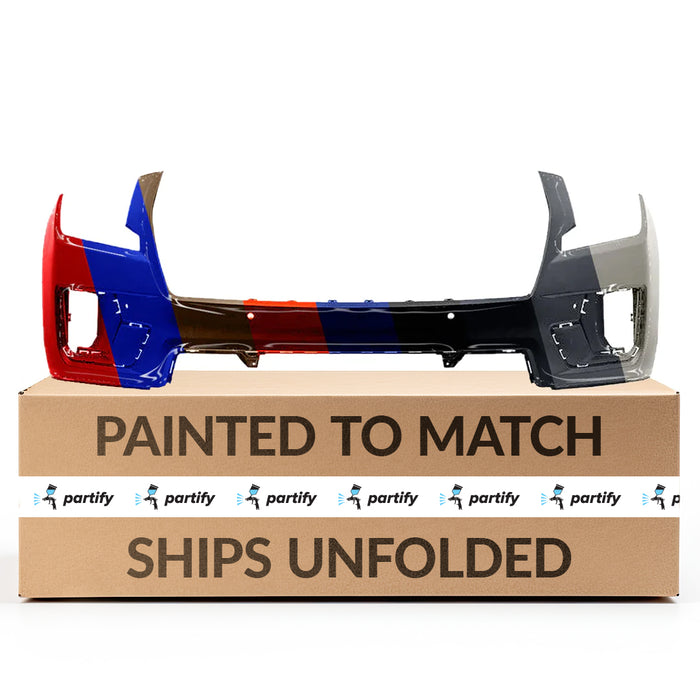 GMC Yukon Front Upper Bumper With Sensor Holes - GM1000A47