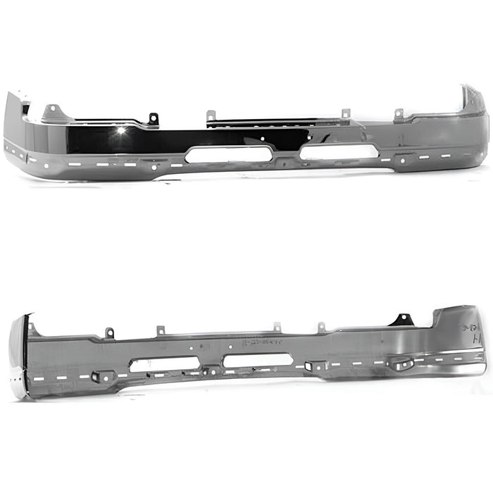 Chevrolet Avalanche 1500/2500/Silverado 1500/Silverado 1500 Classic/Silverado 2500 Base/Hybrid/LS/LT/Base/LS/LT/Hybrid/LS/LT Front Bumper Face Bar W/O Body Cladding Chrome Face Bar Only - GM1002416