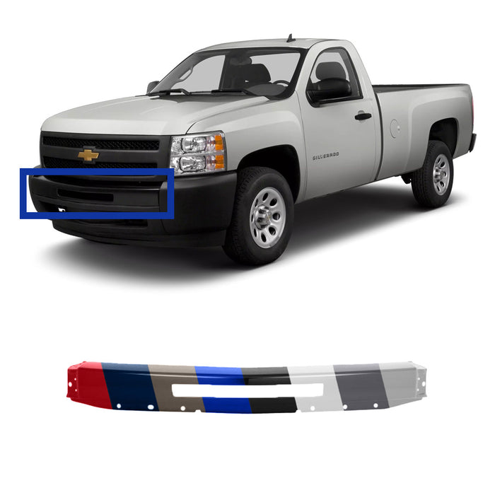 Chevrolet Silverado 1500 CAPA Certified Front Bumper With Centre Hole - GM1002836C