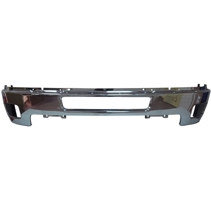 Chevrolet Silverado 2500/3500 Front Bumper Face Bar W/Fog Lamps Chrome - GM1002837