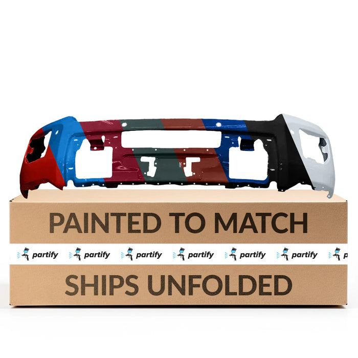 GMC Sierra 2500/3500 CAPA Certified Front Bumper With Sensor Holes - GM1002857C