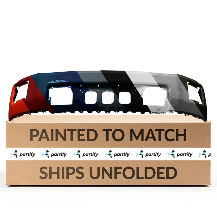 GMC Sierra 1500 OEM Front Bumper Without Sensor Holes - 22902309