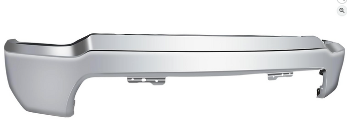 Chevrolet Silverado 2500/3500 Front Bumper Face Bar W/O Parking Sensors Chrome, W/O Fog Light Holes - GM1002881