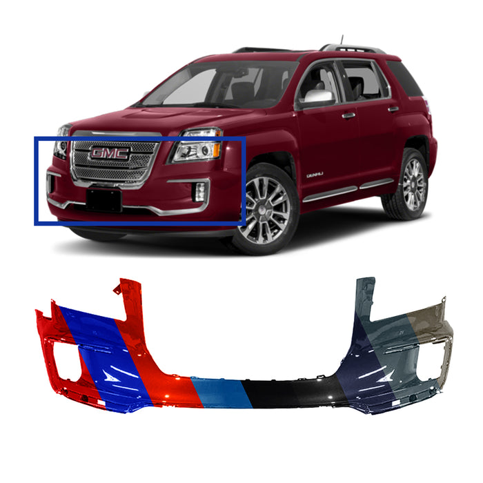 GMC Terrain CAPA Certified Front Bumper For LED Headlights - GM1014122C