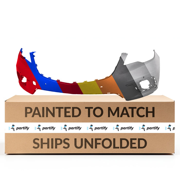 Buick Envision Front Upper Bumper With 4 Park Assist Sensor Holes & 2 Auto Park Holes - GM1014123