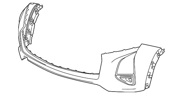Chevrolet Equinox LT/RS Front Bumper LT Standard Equipment - GM1014158
