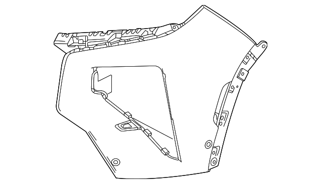 Chevrolet Traverse Front Bumper Z71 - GM1017125