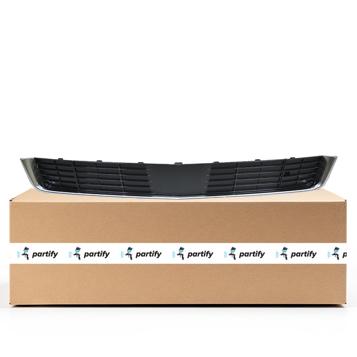 Cadillac Escalade Lower OEM Grille Textured Black With Chrome Frame With Collision Sensor - 23181987