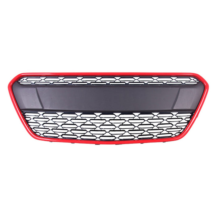 Chevrolet Spark LT Front Bumper Grille W/O Chrome Trim W/Red Frame - GM1036182