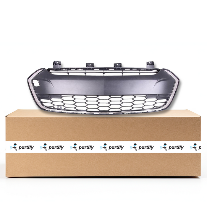 Chevrolet Sonic Hatchback Lower CAPA Certified Grille Matte Black With Chrome Moulding Rs Package - GM1036197C