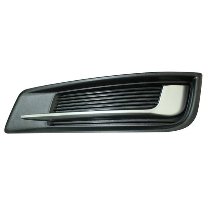 Cadillac XTS Front Driver Side Bumper Insert Outer Grille W/O Daytime Running Lamps - GM1038153