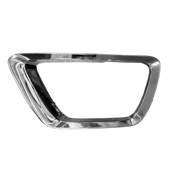 Chevrolet Colorado Front Driver Side Bumper Insert Fog Lamp Bezel W/O Appearance Pkg Chrome - GM1038175