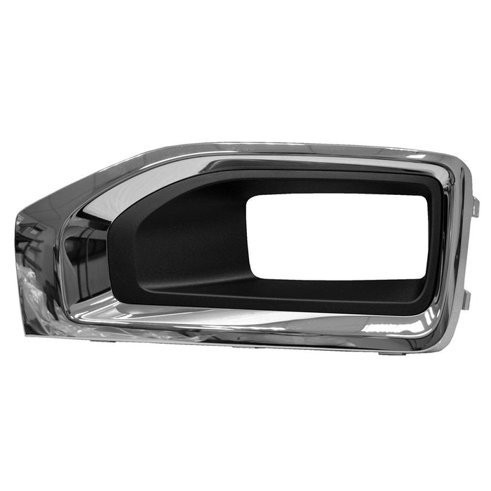 GMC Yukon/Yukon XL OEM Front Driver Side Bumper Insert Fog Lamp Bezel For Use W/Fog Lamps Chrome - 22936426