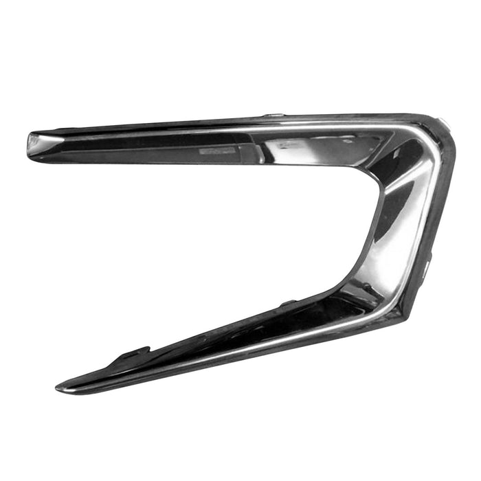Chevrolet Malibu L/LS Front Driver Side Bumper Insert Fog Lamp Opening Bezel Chrome - GM1038196