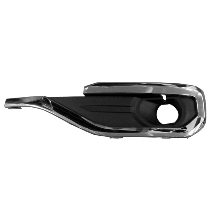 GMC Acadia Front Driver Side Bumper Insert For Use W/Fog Lamps Outer Grille Chrome - GM1038209