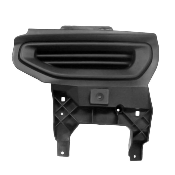 GMC Sierra 1500/1500 Limited Front Driver Side Bumper Insert Chrome Bumper Fog Lamp Opening Cover For Use W/O Fog Lamps Textured - GM1038224