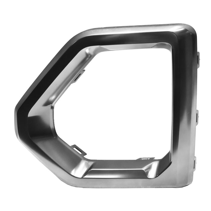 GMC Sierra 1500/1500 Limited AT4 Front Driver Side Bumper Insert Fog Lamp Bezel Trim For Use W/Fog Lamps Extended Cab Pickup - GM1038259