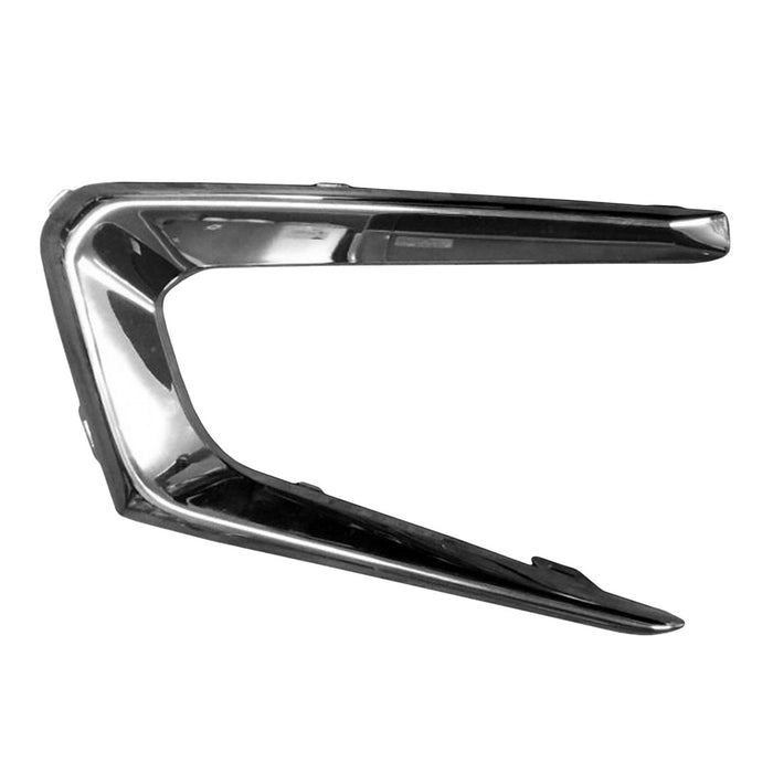 Chevrolet Malibu L/LS Front Passenger Side Bumper Insert Fog Lamp Opening Bezel Chrome - GM1039196