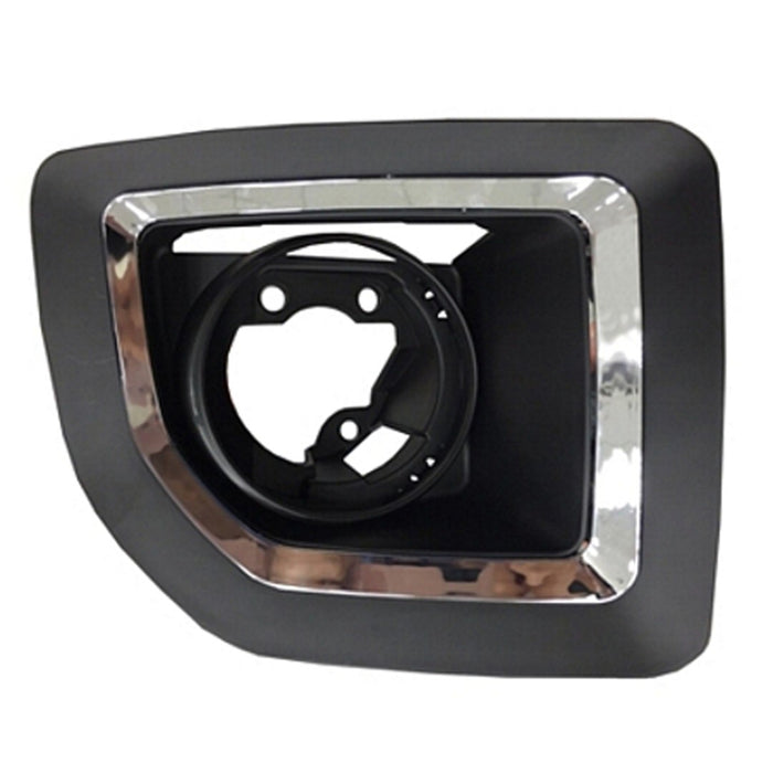 GMC Sierra 2500/3500 Front Passenger Side Bumper Insert Painted Bumper Fog Lamp Bezel Chrome - GM1039203
