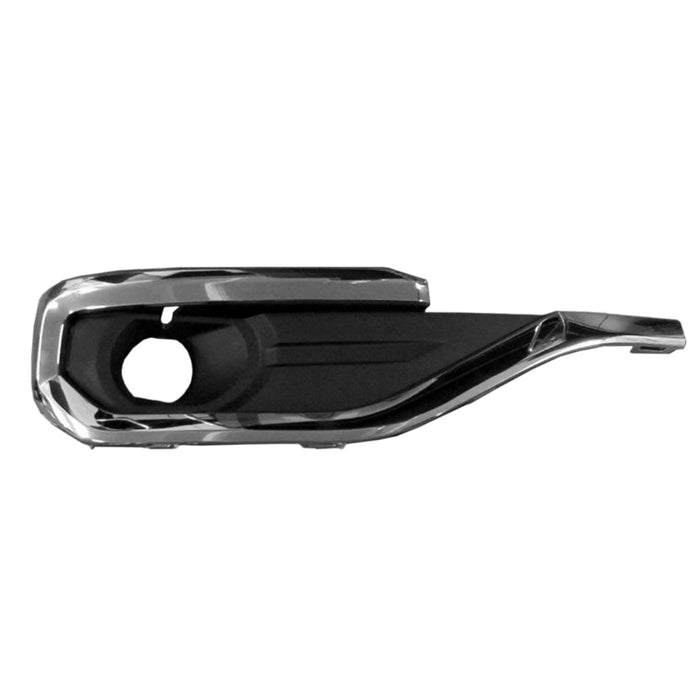 GMC Acadia Front Passenger Side Bumper Insert For Use W/Fog Lamps Outer Grille Chrome - GM1039209