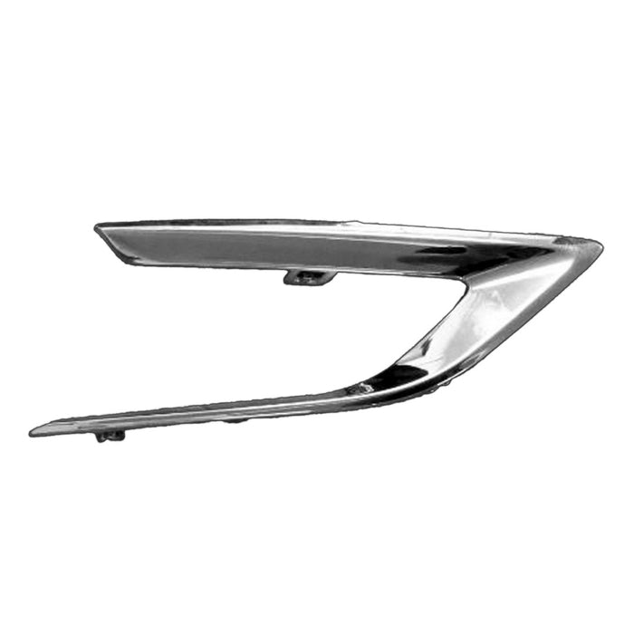 Chevrolet Cruze Premier Front Passenger Side Bumper Insert W/O Rs Pkg Outer Grille Trim Chrome Hatchback/Sedan - GM1039213