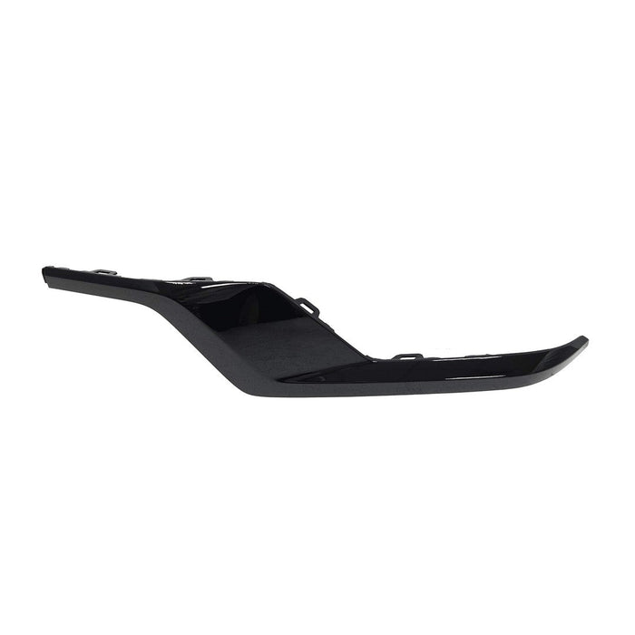 GMC Acadia Front Driver Side Bumper Molding Gloss Black Elevation Model - GM1046149