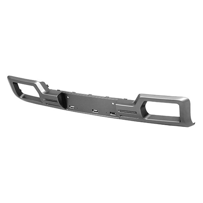 GMC Sierra 1500 SLE/SLT Front Bumper Guard Chrome Bumper Skid Plate Smooth Gray - GM1053101