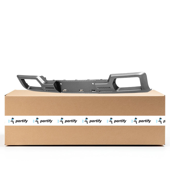 GMC Sierra 1500 SLE/SLT CAPA Certified Front Bumper Guard Chrome Bumper Skid Plate Smooth Gray - GM1053101C