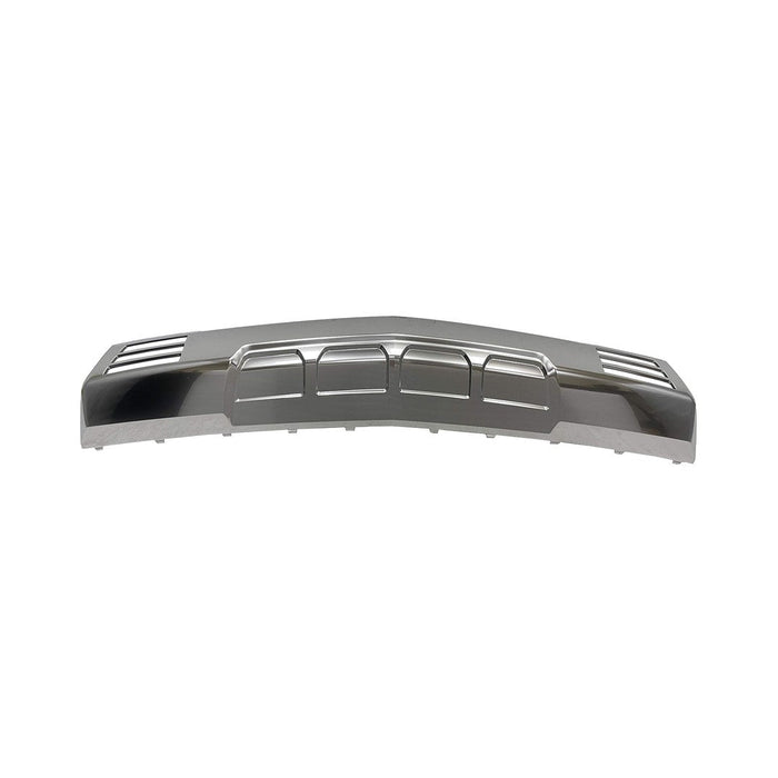 Chevrolet Silverado 1500 Front Bumper Valance Satin Chrome Without Max Tow Open Lower Slots - GM1095247