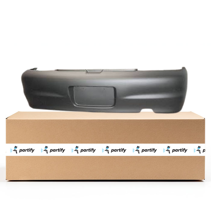 Chevrolet Metro/Pontiac Firefly Rear Bumper Charcoal Gray Textured 2 Door Hatchback - GM1100558