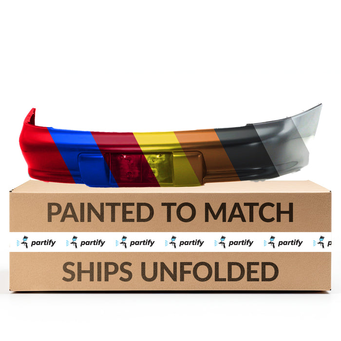 Parachoques trasero Chevrolet Cavalier Base/LS/RS con moldura Deluxe, acabado liso - GM1100564