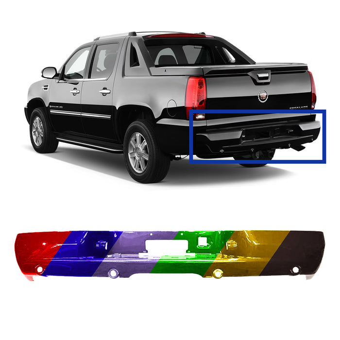 Cadillac Escalade EXT/Chevrolet Avalanche CAPA Certified Rear Bumper With Sensor Holes - GM1100629C