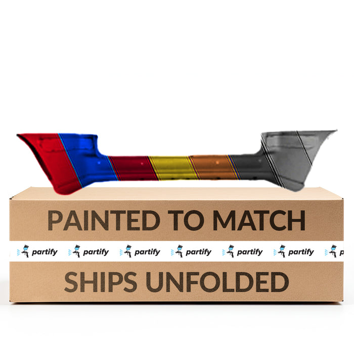 Parachoques trasero Chevrolet Venture con WB de 120 pulgadas y sensor de reversa, sin paquete Warner Bros. y molduras separadas - GM1100690