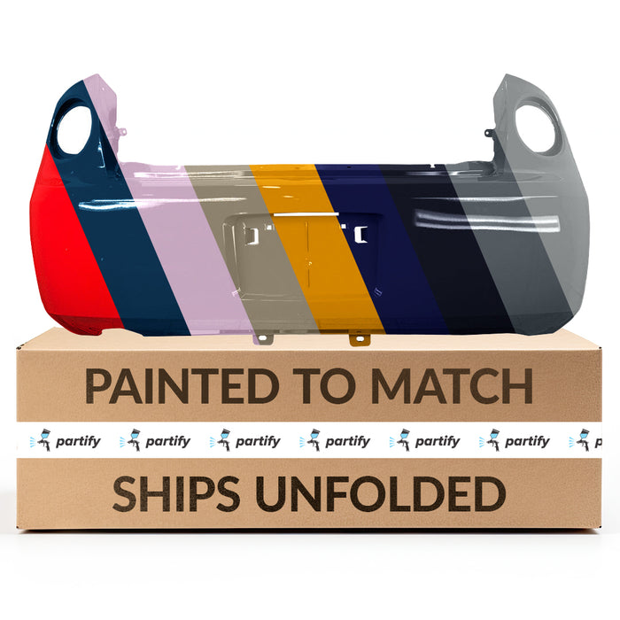 Parachoques trasero original Chevrolet Cobalt Coupé (no SS/Sport) con orificio de escape en el lado del conductor - 12336075