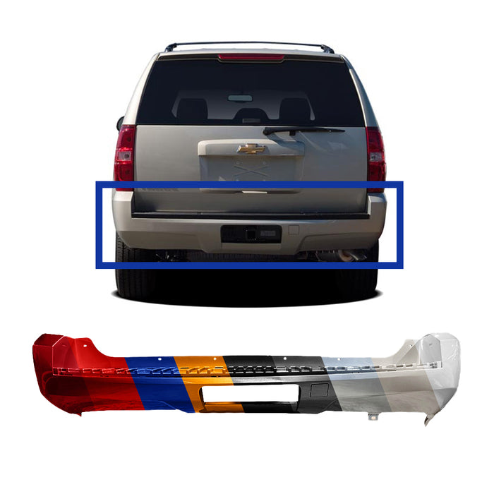 Chevrolet Tahoe & GMC Yukon Non-LTZ/Non-Denali Rear Bumper Without Sensor Holes, Flare Holes & Off Road - GM1100785