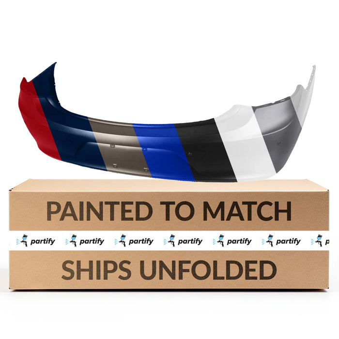 Parachoques trasero Buick LaCrosse con certificación CAPA, 4 orificios para sensores y sin detección de punto ciego - GM1100987C