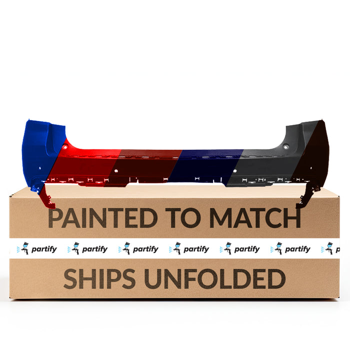 Parachoques trasero OEM para Chevrolet Tahoe/GMC Yukon/Denali con orificios para sensores y soportes para puntos ciegos - 87814042