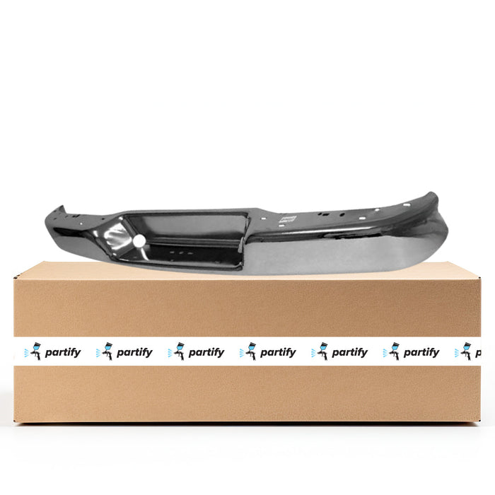 Chevrolet Express 1500/2500/3500 Base/LS/GMC Savana 1500/Savana 2500/Savana 3500 CAPA Certified Rear Bumper Face Bar Late Design Bright - GM1102397C