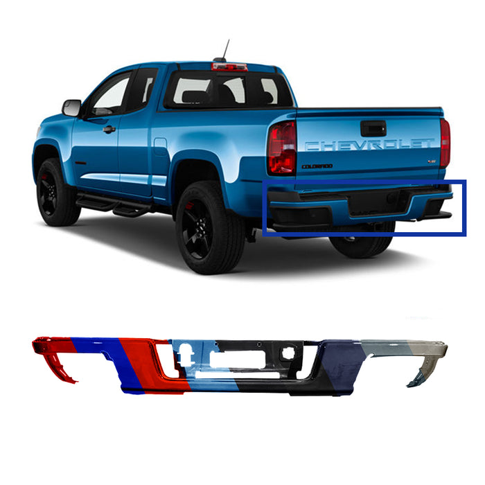 Chevrolet Colorado/GMC Canyon Rear Bumper Without Sensor Holes - GM1102562