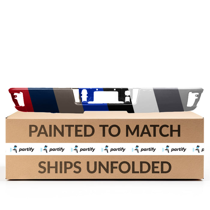 Parachoques trasero original sin orificios para sensores para Chevrolet Silverado/GMC Sierra 1500/2500/3500 - 23108140