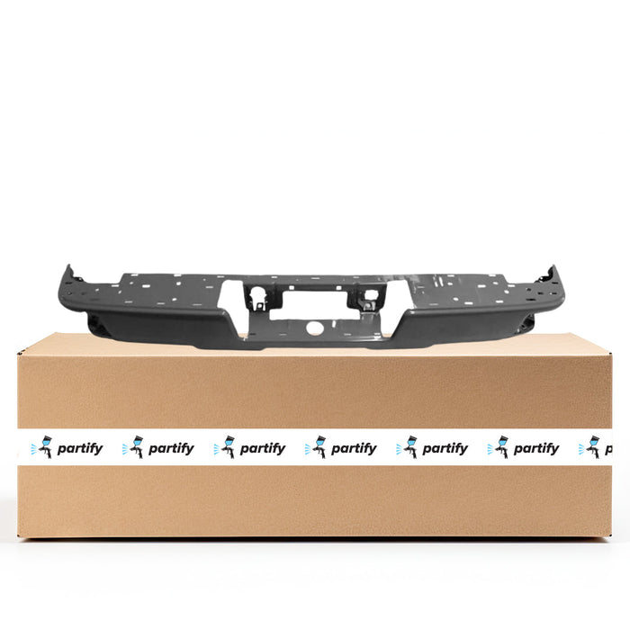 Chevrolet Silverado 1500/1500 LD/GMC Sierra 1500/Sierra 1500 Limited CAPA Certified Rear Bumper Face Bar W/Z71 Pkg W/Corner Step W/O Parking Aid Sensors - GM1102566C