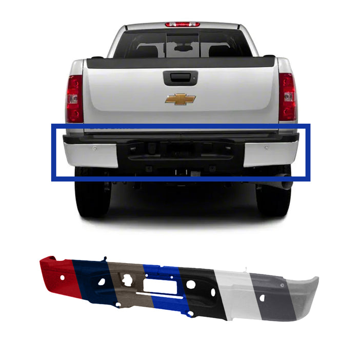 Chevrolet Silverado 2500/3500 CAPA Certified Rear Bumper Assembly Without Dually - GM1103161C