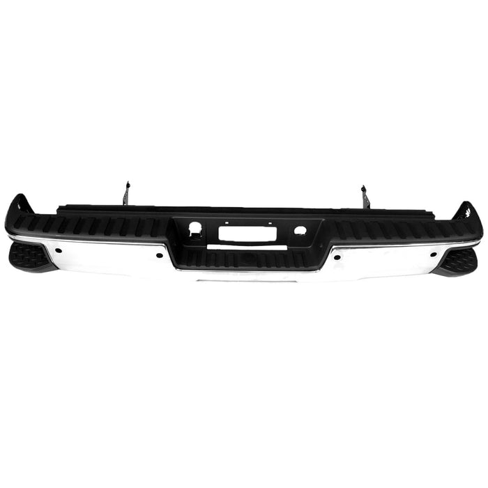 Chevrolet Silverado 1500/GMC Sierra 1500/Sierra 1500 Limited Rear Bumper Assembly W/Parking Aid Sensors W/O Sensors W/O Sensor Harness Assembly Chrome - GM1103175