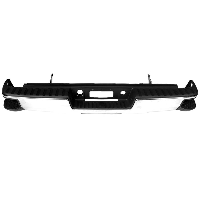 Chevrolet Silverado 1500/1500 LD/GMC Sierra 1500 Rear Bumper Assembly W/O Parking Aid Sensors Assembly Chrome - GM1103176