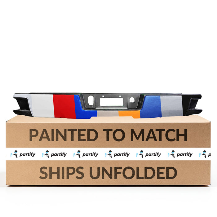 Chevrolet Silverado/GMC Sierra 1500 CAPA Certified Rear Bumper Assembly Without Sensor Holes & With Corner Step - GM1103177C