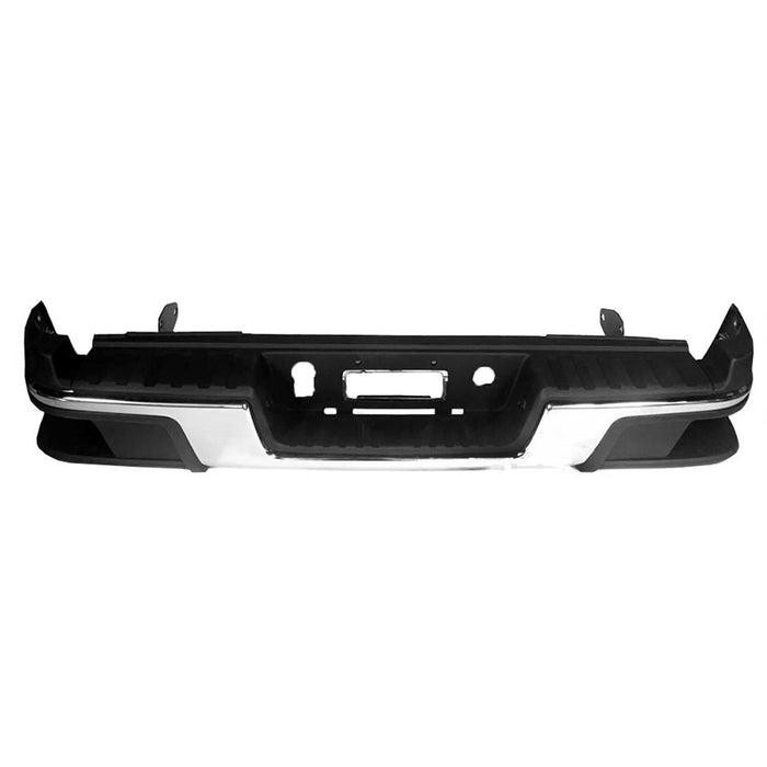 Chevrolet Colorado/GMC Canyon Rear Bumper Assembly W/O Parking Sensors Chrome Assembly - GM1103181