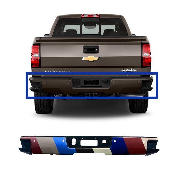 Chevrolet Silverado/GMC Sierra 2500/3500 CAPA Certified Rear Bumper Assembly - GM1103184C