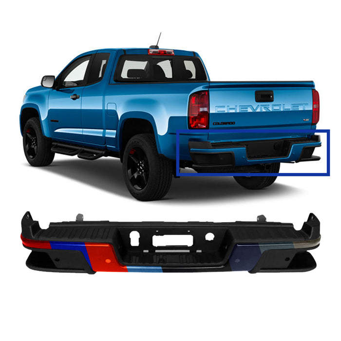 Chevrolet Colorado/GMC Canyon Rear Bumper Assembly With Sensor Holes - GM1103205