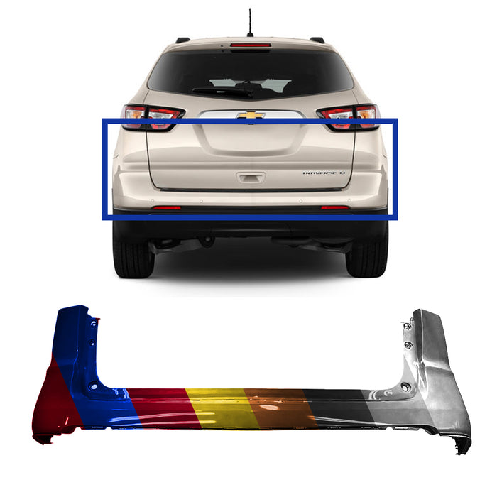 Chevrolet Traverse Rear Bumper Without Sensor Holes - GM1114104