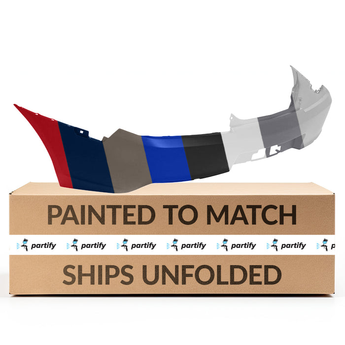 Chevrolet Camaro Upper CAPA Certified Rear Bumper Without Sensor Holes - GM1114106C